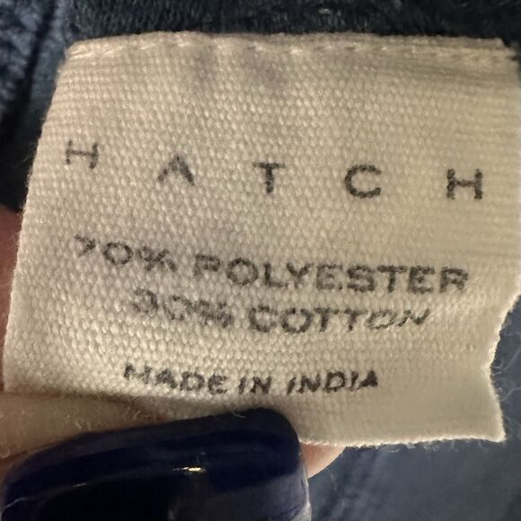 Hatch Quilted Maternity Sweatshirt  Sz 2 (M)  Blue Round Neck Relaxed Loungewear - Picture 9 of 11